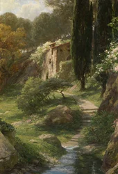 Le vieux moulin à La Mortola