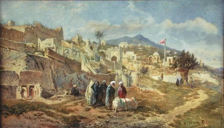 Un cimetière arabe, 24 octobre 1882