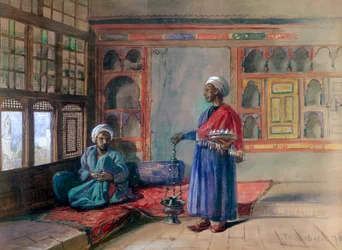 Appartement dans la maison du cheikh Sadat, Le Caire, 1873