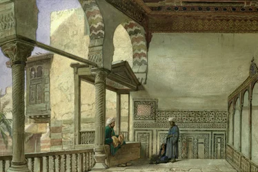 Loggia de la maison de Memlook Radnau Bey, Le Caire