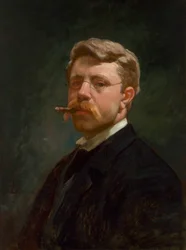 Frank Duveneck Autoportrait, vers 1890