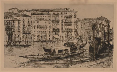 Grand Canal, Venise, 1889