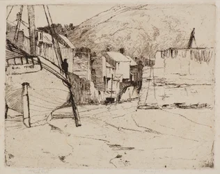 Port de Polperro avec pont