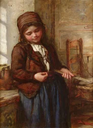 Une fille de pêcheur de Boulogne, 1866
