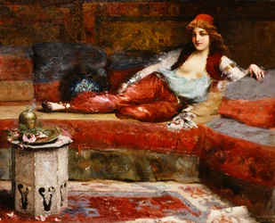 Fleur orientale, vers 1890-1899