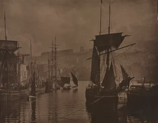 Port de Whitby, vers 1885