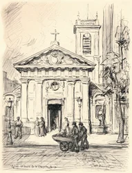 Église de Saint-Denis de la Chapelle, 1915