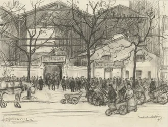 La ligne de charbon, 1917