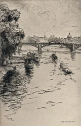 Le Pont du Carrousel, 1915