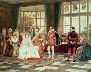 Reine Élisabeth I (1533-1603) à la cour