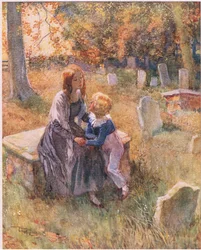 "Ne nous quitte pas, Nell, bien que le ciel soit clair. Ne nous quitte pas !", vers 1920