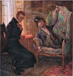 "Est-ce bon, Brass, est-ce agréable, est-ce parfumé, vous sentez-vous comme le Grand Turc ?" dit Quilp, vers 1920