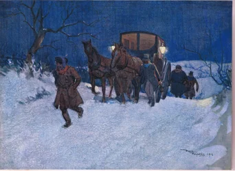 Près de la fin du voyage, vers 1920