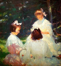 Enfants dans la forêt