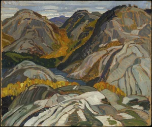 Collines de La Cloche, rochers et ruisseau, 1932