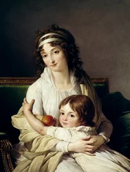 Portrait présumé de Madame Boyer Fonfrede et de son fils Henri (1788-1841)