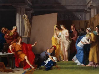 Zeuxis choisissant ses modèles pour l