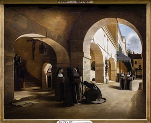 Ave Maria : intérieur du couvent d