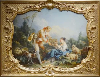 Boucher - Le pasteur complaisant, Paris, Archives nationales, hôtel de Soubise