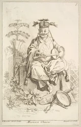 Musicien chinois, 1738-45