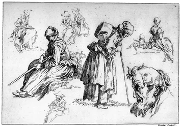 Figures diverses, vers 1720-1770, 1924