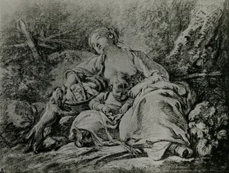 En route pour le marché