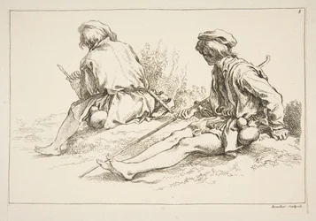 Feuille de croquis, 1753