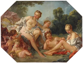 Vénus au bain entourée de nymphes et d