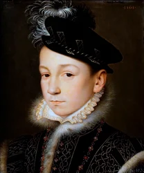 Allemand : Roi Charles IX de France (1550-1574), buste Roi Charles IX de France