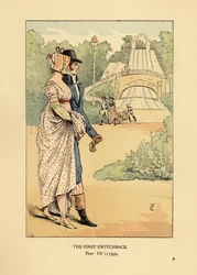 Couple à la mode aux montagnes russes, Les Montagnes Russes à Belleville, construites en 1812