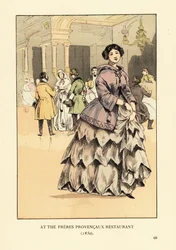 Femme au Restaurant Frères Provençaux, Paris