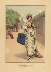 Promenade dans les Tuileries, en dessous de la terrasse du fleuve