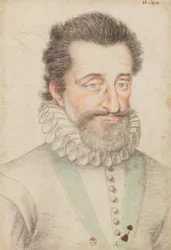 Portrait dessiné du roi Henri IV