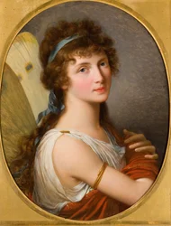 Portrait de lady Charlemont en Psyché
