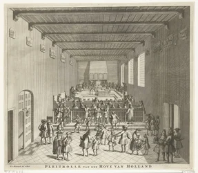 Cour de Hollande en session, vers 1700