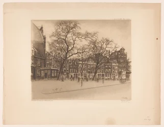 Vue du Noordermarkt à Amsterdam