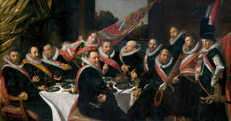 Un banquet des officiers de la compagnie de milice de Saint-Georges, 1616