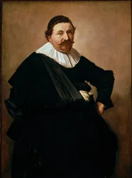 Portrait de Lucas de Clercq, marchand belge de produits de tissage. Peinture de Frans Hals (1580-1666), vers 1627. Amsterdam, Rijksmuseum