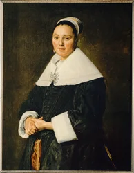 Portrait de femme (huile sur toile)