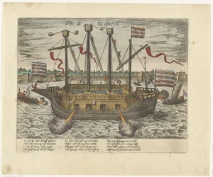 Le navire Fin de la guerre, 1585