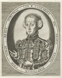 Portrait de Catherine de Habsbourg, Portraits de rois, reines, princes et princesses (titre de la série)