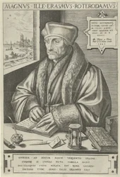 Portrait de Desiderius Erasmus