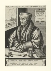 Portrait de Desiderius Erasmus