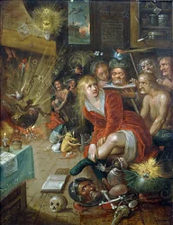 La Cuisine des sorcières par Frans Francken le Jeune