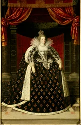 Portrait en pied de Marie de Médicis (1573-1642) reine de France
