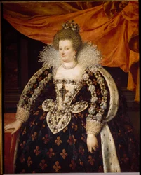 Portrait de Marie de Médicis (1573 - 1642), épouse d