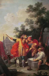 La construction de la tour de Babel, ou Nimrod parlant avec des architectes