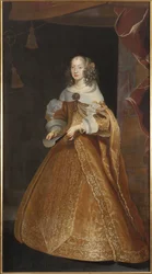 Portrait de la princesse Éléonore de Nevers Mantoue, impératrice du Saint Empire