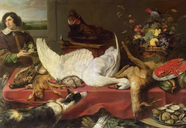 Nature morte au cygne