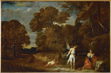 Paysage avec Agar et l